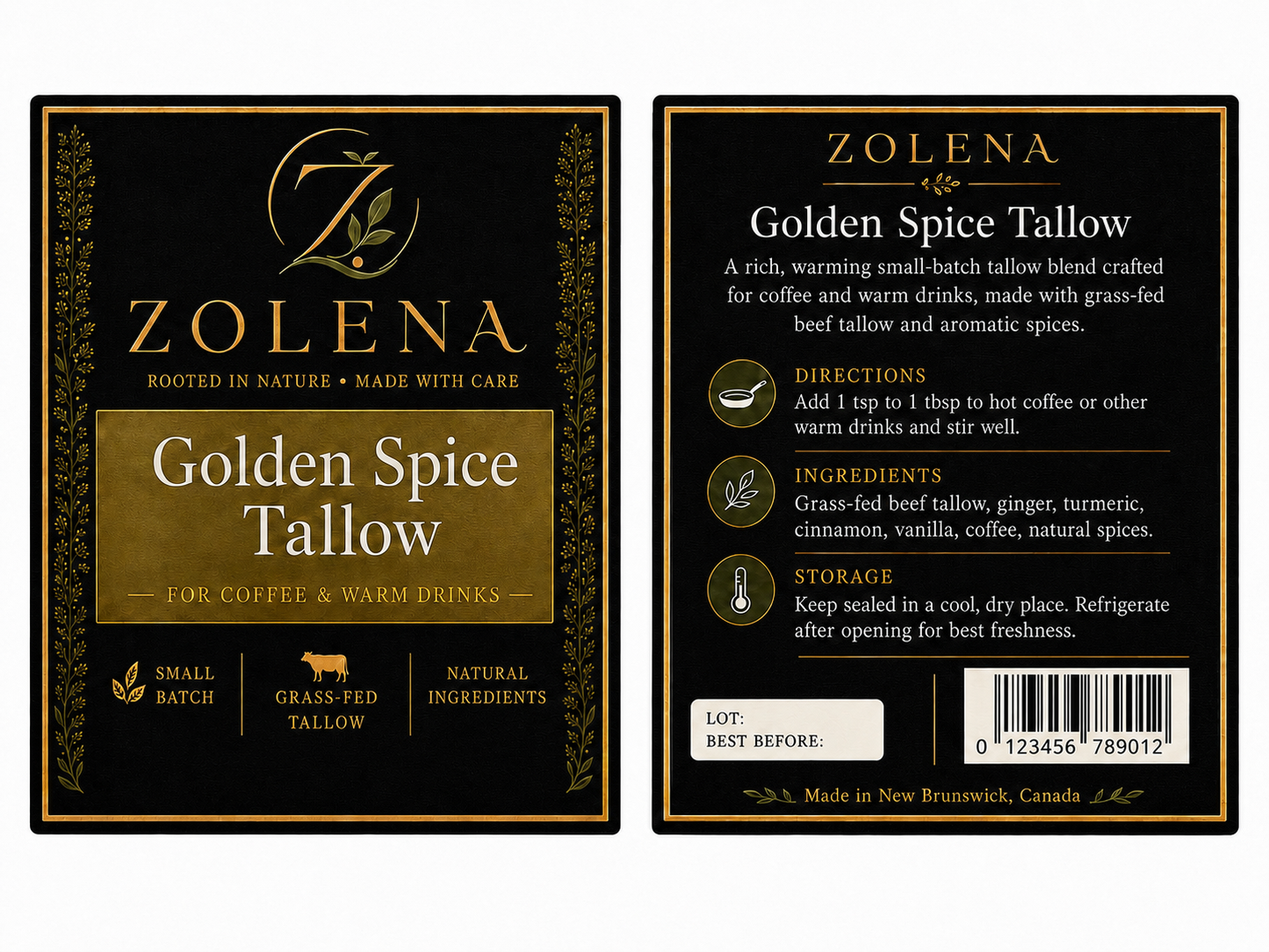 ZOLENA Golden Spice Tallow