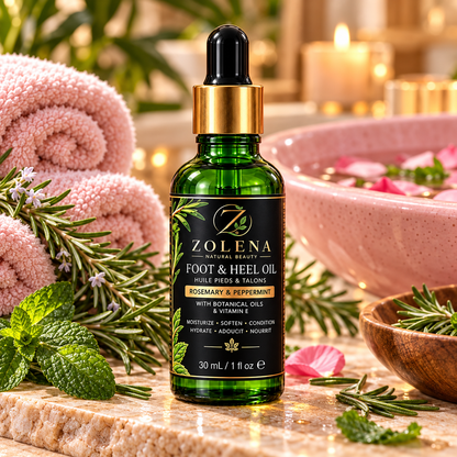 ZOLENA Rosemary-Peppermint Foot &amp; Heel Oil 30 mL