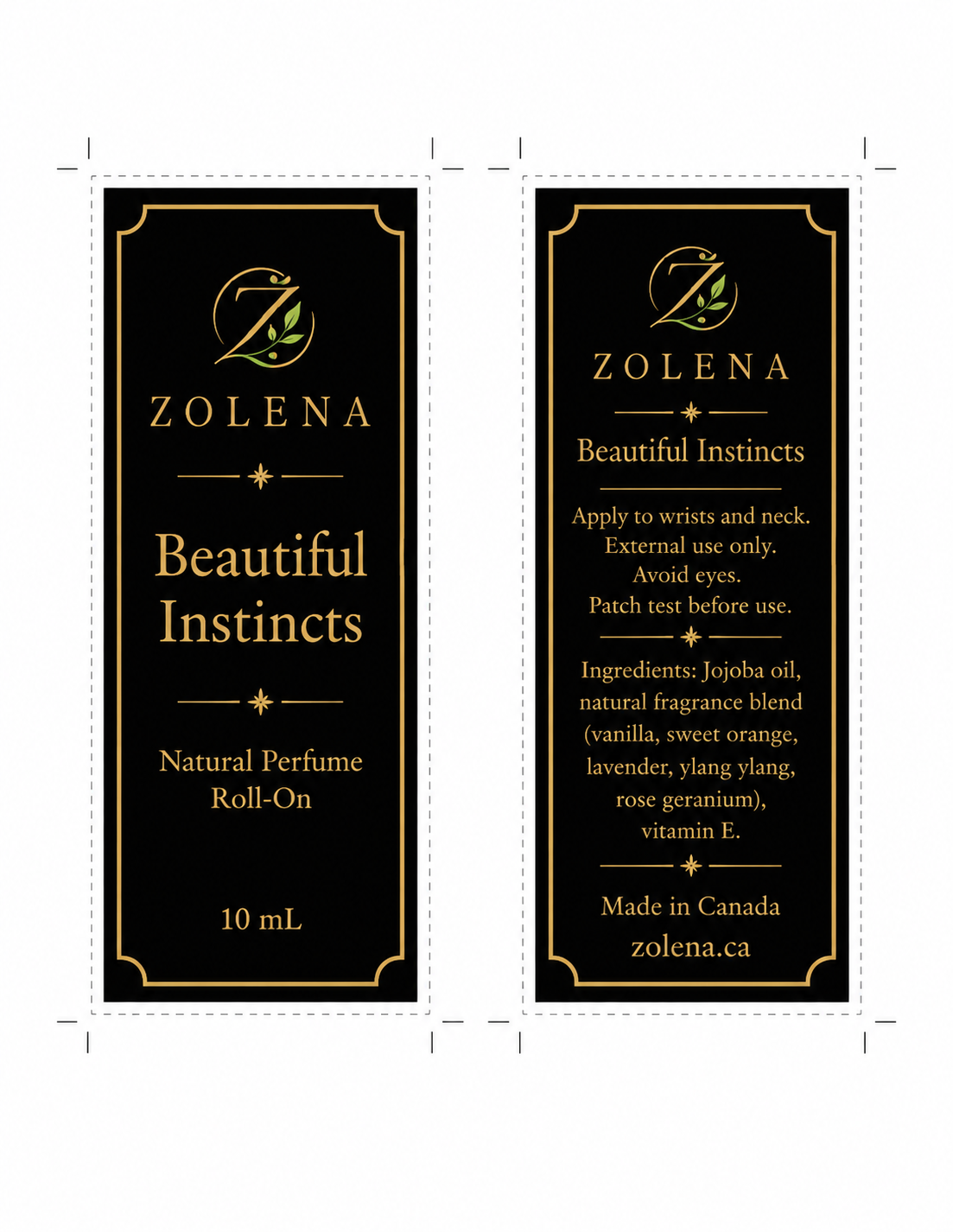 Beautiful Instincts Natural Perfume Roll-on -10 ML