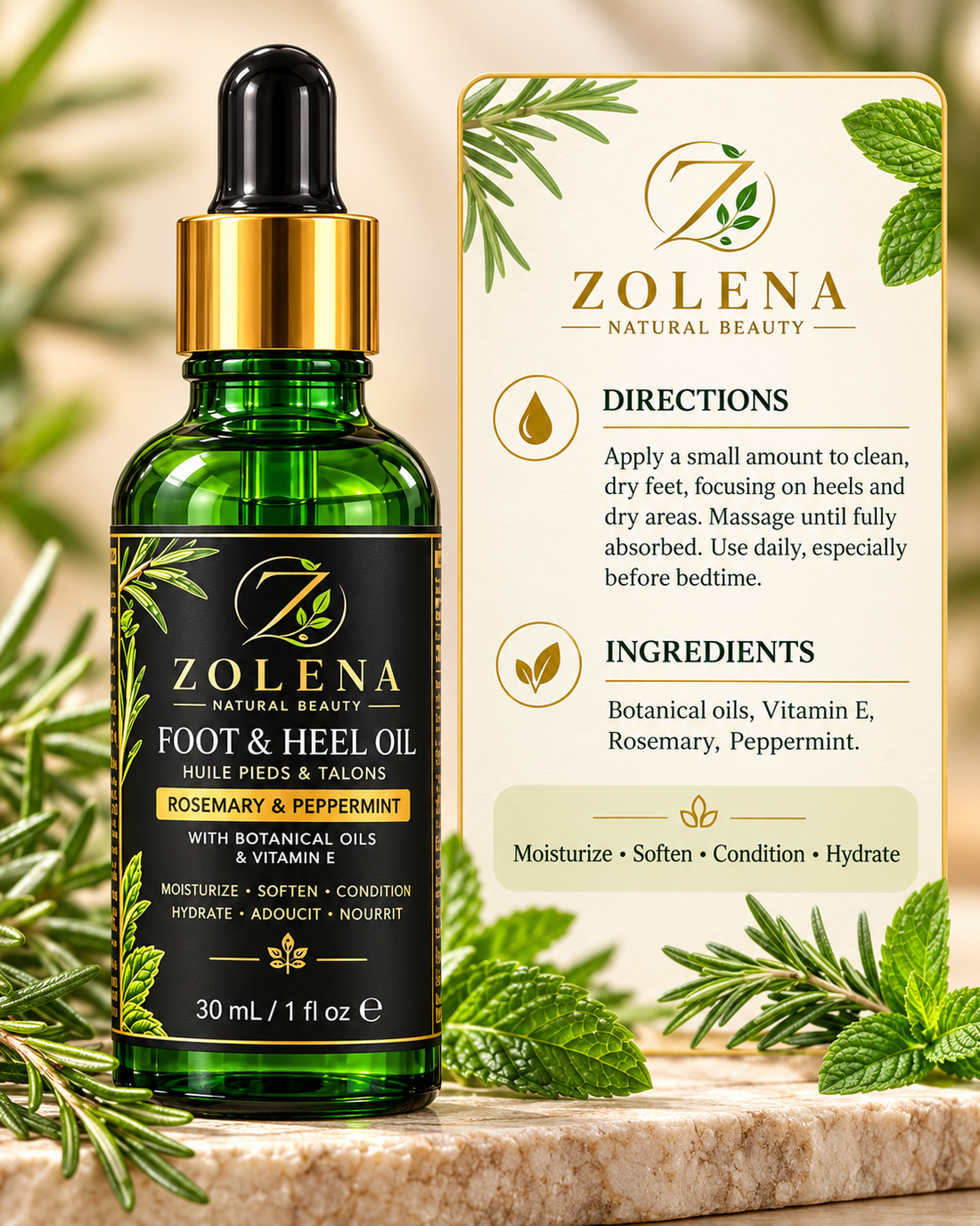 ZOLENA Foot &amp; Heel Care Duo