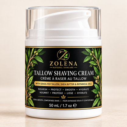 ZOLENA Tallow Shaving Cream with Shea Butter - 50 mL