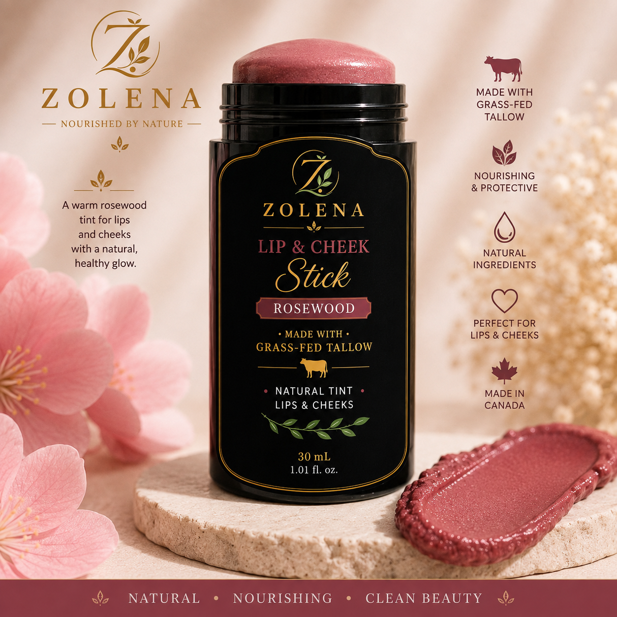 TALLOW LIP &amp; CHEEK STICK