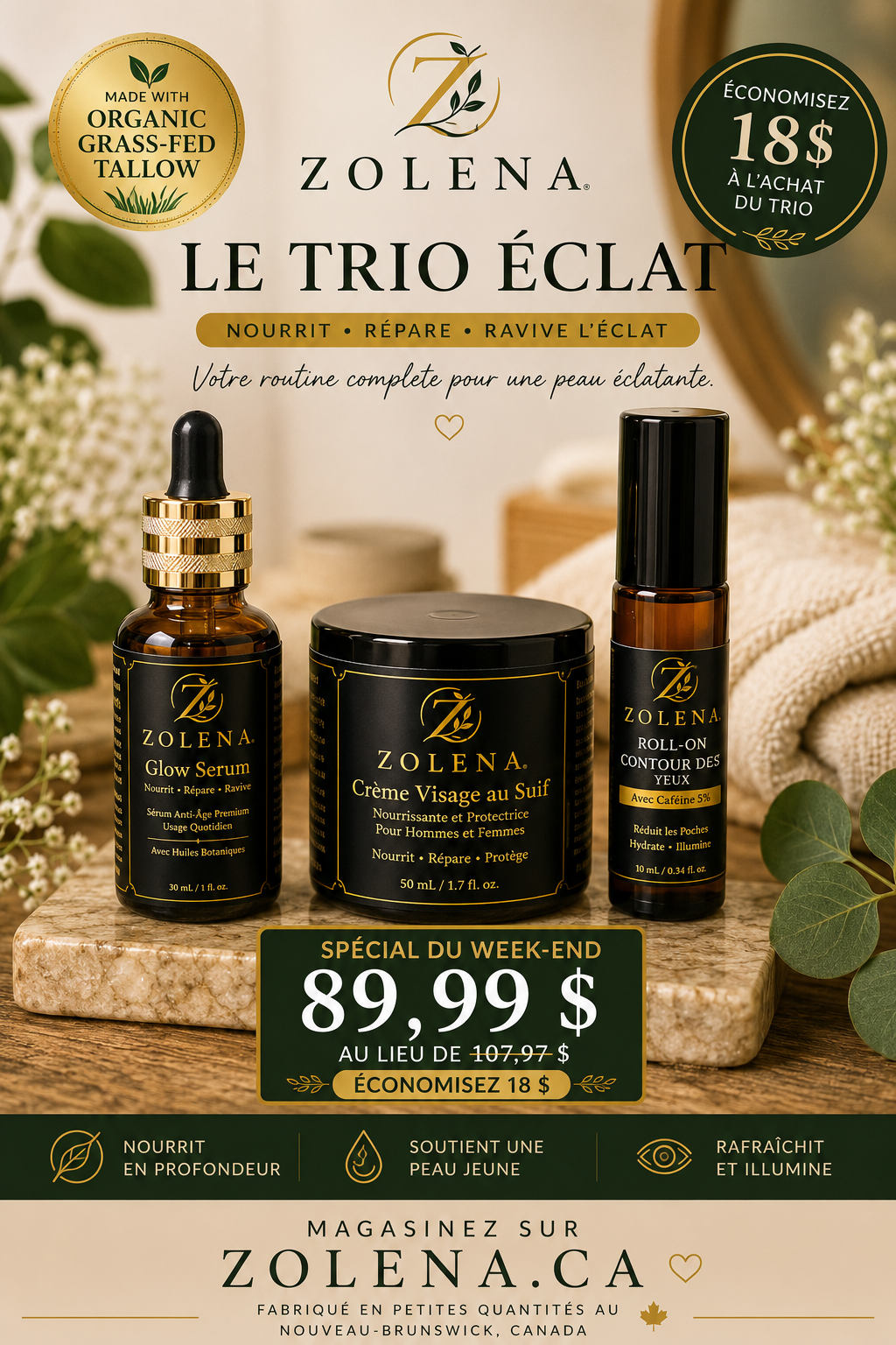ZOLENA GLOW TRIO