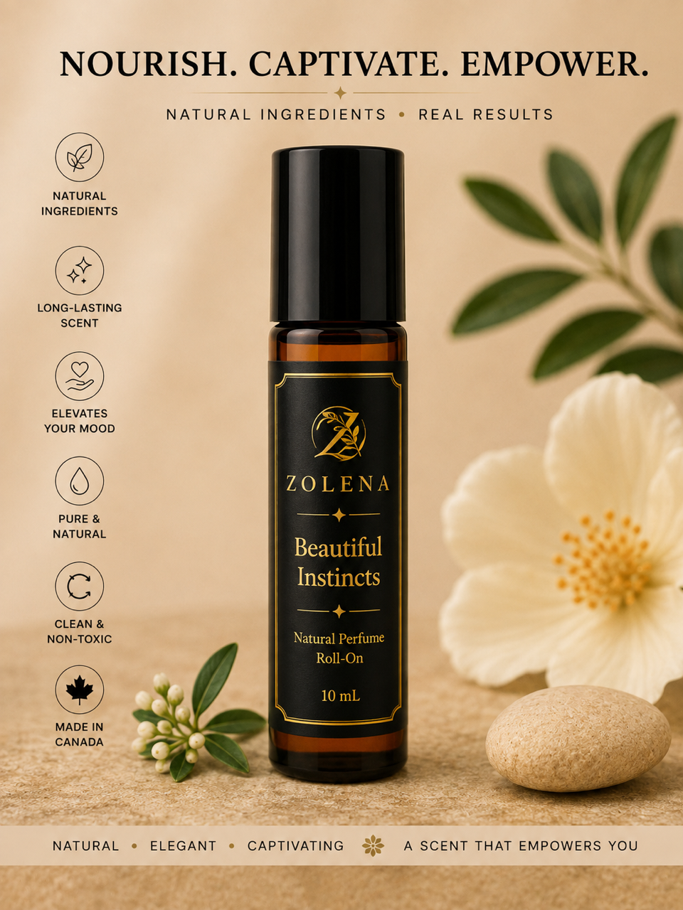 Beautiful Instincts Natural Perfume Roll-on -10 ML