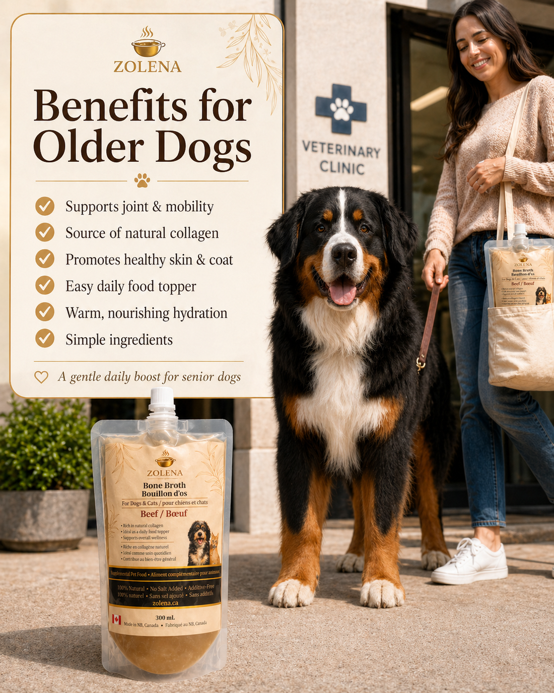 Bone Broth for Dogs &amp; Cats -300 mL