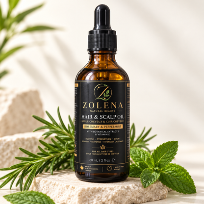 Rosemary Peppermint Hair &amp; Scalp Oil / ZOLENA / 60 mL